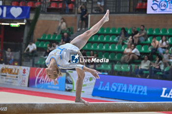 2024-07-05 - Martina Maggio (Fiamme Oro) - during the competition with Women's Balance Beam - CAMPIONATI NAZIONALI ASSOLUTI GINNASTICA ARTISTICA - GYMNASTICS - OTHER SPORTS