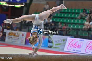 2024-07-05 - Martina Maggio (Fiamme Oro) - during the competition with Women's Balance Beam - CAMPIONATI NAZIONALI ASSOLUTI GINNASTICA ARTISTICA - GYMNASTICS - OTHER SPORTS