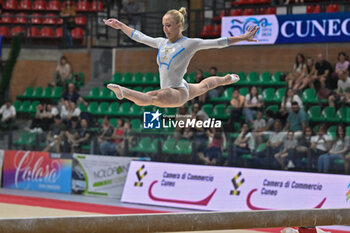 2024-07-05 - Martina Maggio (Fiamme Oro) - during the competition with Women's Balance Beam - CAMPIONATI NAZIONALI ASSOLUTI GINNASTICA ARTISTICA - GYMNASTICS - OTHER SPORTS