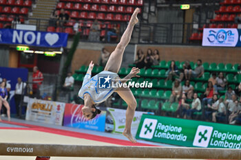 2024-07-05 - Elisa Iorio (Fiamme Oro) - during the competition with Women's Balance Beam - CAMPIONATI NAZIONALI ASSOLUTI GINNASTICA ARTISTICA - GYMNASTICS - OTHER SPORTS