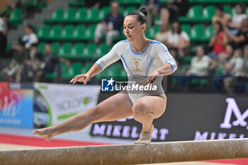 2024-07-05 - Giorgia Villa (fiamme Oro) - during the competition with Women's Balance Beam - CAMPIONATI NAZIONALI ASSOLUTI GINNASTICA ARTISTICA - GYMNASTICS - OTHER SPORTS