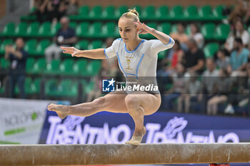 2024-07-05 - Alice D'Amato (Fiamme Oro) - during the competition with Women's Balance Beam - CAMPIONATI NAZIONALI ASSOLUTI GINNASTICA ARTISTICA - GYMNASTICS - OTHER SPORTS