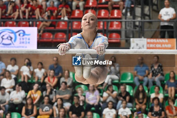 2024-07-05 - Martina Maggio (Fiamme Oro) - during the competition with the women's uneven bars - CAMPIONATI NAZIONALI ASSOLUTI GINNASTICA ARTISTICA - GYMNASTICS - OTHER SPORTS