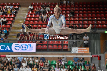 2024-07-05 - Martina Maggio (Fiamme Oro) - during the competition with the women's uneven bars - CAMPIONATI NAZIONALI ASSOLUTI GINNASTICA ARTISTICA - GYMNASTICS - OTHER SPORTS