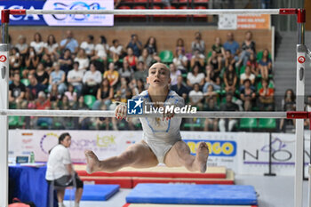 2024-07-05 - Alice D'Amato (Fiamme Oro) - during the competition with the women's uneven bars - CAMPIONATI NAZIONALI ASSOLUTI GINNASTICA ARTISTICA - GYMNASTICS - OTHER SPORTS