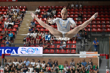 2024-07-05 - Alice D'Amato (Fiamme Oro) - during the competition with the women's uneven bars - CAMPIONATI NAZIONALI ASSOLUTI GINNASTICA ARTISTICA - GYMNASTICS - OTHER SPORTS