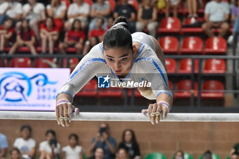 2024-07-05 - Elisa Iorio (Fiamme Oro) - during the competition with the women's uneven bars - CAMPIONATI NAZIONALI ASSOLUTI GINNASTICA ARTISTICA - GYMNASTICS - OTHER SPORTS