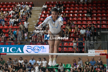 2024-07-05 - Elisa Iorio (Fiamme Oro) - during the competition with the women's uneven bars - CAMPIONATI NAZIONALI ASSOLUTI GINNASTICA ARTISTICA - GYMNASTICS - OTHER SPORTS