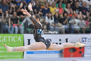 2024-07-05 - Angela Andreoli (Brixia) - during the competition with Women's Floor Exercise - CAMPIONATI NAZIONALI ASSOLUTI GINNASTICA ARTISTICA - GYMNASTICS - OTHER SPORTS