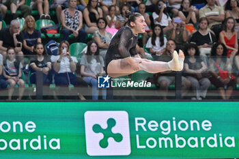 2024-07-05 - Angela Andreoli (Brixia) - during the competition with Women's Floor Exercise - CAMPIONATI NAZIONALI ASSOLUTI GINNASTICA ARTISTICA - GYMNASTICS - OTHER SPORTS