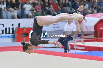 2024-07-05 - Angela Andreoli (Brixia) - during the competition with Women's Floor Exercise - CAMPIONATI NAZIONALI ASSOLUTI GINNASTICA ARTISTICA - GYMNASTICS - OTHER SPORTS