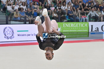 2024-07-05 - Angela Andreoli (Brixia) - during the competition with Women's Floor Exercise - CAMPIONATI NAZIONALI ASSOLUTI GINNASTICA ARTISTICA - GYMNASTICS - OTHER SPORTS