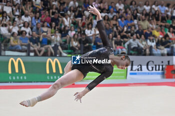 2024-07-05 - Angela Andreoli (Brixia) - during the competition with Women's Floor Exercise - CAMPIONATI NAZIONALI ASSOLUTI GINNASTICA ARTISTICA - GYMNASTICS - OTHER SPORTS