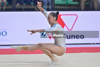 2024-07-05 - Giorgia Villa (fiamme Oro)- during the competition with Women's Floor Exercise - CAMPIONATI NAZIONALI ASSOLUTI GINNASTICA ARTISTICA - GYMNASTICS - OTHER SPORTS