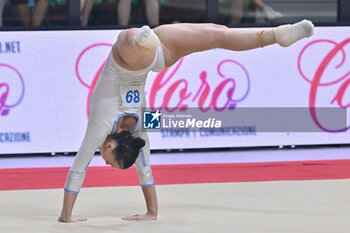 2024-07-05 - Giorgia Villa (fiamme Oro) - during the competition with Women's Floor Exercise - CAMPIONATI NAZIONALI ASSOLUTI GINNASTICA ARTISTICA - GYMNASTICS - OTHER SPORTS