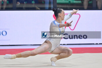 2024-07-05 - Giorgia Villa (fiamme Oro) - during the competition with Women's Floor Exercise - CAMPIONATI NAZIONALI ASSOLUTI GINNASTICA ARTISTICA - GYMNASTICS - OTHER SPORTS