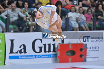 2024-07-05 - Giorgia Villa (fiamme Oro) - during the competition with Women's Floor Exercise - CAMPIONATI NAZIONALI ASSOLUTI GINNASTICA ARTISTICA - GYMNASTICS - OTHER SPORTS