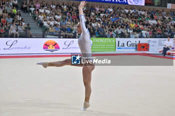 2024-07-05 - Giorgia Villa (fiamme Oro) - during the competition with Women's Floor Exercise - CAMPIONATI NAZIONALI ASSOLUTI GINNASTICA ARTISTICA - GYMNASTICS - OTHER SPORTS