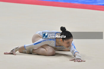 2024-07-05 - Elisa Iorio (Fiamme Oro) - during the competition with Women's Floor Exercise - CAMPIONATI NAZIONALI ASSOLUTI GINNASTICA ARTISTICA - GYMNASTICS - OTHER SPORTS