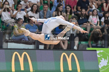 2024-07-05 - Elisa Iorio (Fiamme Oro)- during the competition with Women's Floor Exercise - CAMPIONATI NAZIONALI ASSOLUTI GINNASTICA ARTISTICA - GYMNASTICS - OTHER SPORTS