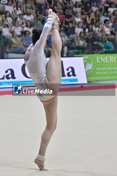 2024-07-05 - Elisa Iorio (Fiamme Oro) - during the competition with Women's Floor Exercise - CAMPIONATI NAZIONALI ASSOLUTI GINNASTICA ARTISTICA - GYMNASTICS - OTHER SPORTS