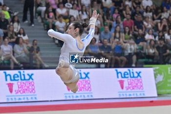 2024-07-05 - Elisa Iorio (Fiamme Oro) - during the competition with Women's Floor Exercise - CAMPIONATI NAZIONALI ASSOLUTI GINNASTICA ARTISTICA - GYMNASTICS - OTHER SPORTS