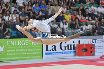 2024-07-05 - Alice D'Amato (Fiamme Oro) - during the competition with Women's Floor Exercise - CAMPIONATI NAZIONALI ASSOLUTI GINNASTICA ARTISTICA - GYMNASTICS - OTHER SPORTS