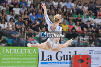 2024-07-05 - Alice D'Amato (Fiamme Oro)- during the competition with Women's Floor Exercise - CAMPIONATI NAZIONALI ASSOLUTI GINNASTICA ARTISTICA - GYMNASTICS - OTHER SPORTS