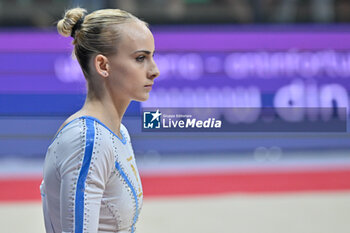 2024-07-05 - Alice D'Amato (Fiamme Oro) - during the competition with Women's Floor Exercise - CAMPIONATI NAZIONALI ASSOLUTI GINNASTICA ARTISTICA - GYMNASTICS - OTHER SPORTS