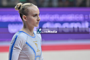 2024-07-05 - Alice D'Amato (Fiamme Oro) - during the competition with Women's Floor Exercise - CAMPIONATI NAZIONALI ASSOLUTI GINNASTICA ARTISTICA - GYMNASTICS - OTHER SPORTS