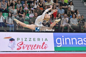 2024-07-05 - Martina Maggio (Fiamme Oro) - during the competition with Women's Floor Exercise - CAMPIONATI NAZIONALI ASSOLUTI GINNASTICA ARTISTICA - GYMNASTICS - OTHER SPORTS