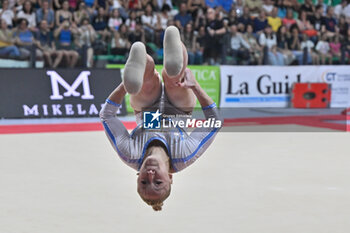 2024-07-05 - Martina Maggio (Fiamme Oro) - during the competition with Women's Floor Exercise - CAMPIONATI NAZIONALI ASSOLUTI GINNASTICA ARTISTICA - GYMNASTICS - OTHER SPORTS