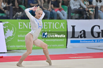 2024-07-05 - Martina Maggio (Fiamme Oro) - during the competition with Women's Floor Exercise - CAMPIONATI NAZIONALI ASSOLUTI GINNASTICA ARTISTICA - GYMNASTICS - OTHER SPORTS