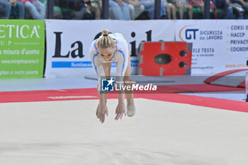 2024-07-05 - Martina Maggio (Fiamme Oro) - during the competition with Women's Floor Exercise - CAMPIONATI NAZIONALI ASSOLUTI GINNASTICA ARTISTICA - GYMNASTICS - OTHER SPORTS