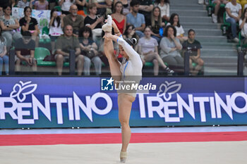 2024-07-05 - Manila Esposito (Fiamme Oro) - during the competition with Women's Floor Exercise - CAMPIONATI NAZIONALI ASSOLUTI GINNASTICA ARTISTICA - GYMNASTICS - OTHER SPORTS