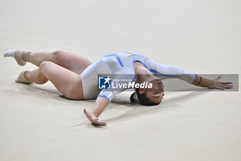 2024-07-05 - Manila Esposito (Fiamme Oro) - during the competition with Women's Floor Exercise - CAMPIONATI NAZIONALI ASSOLUTI GINNASTICA ARTISTICA - GYMNASTICS - OTHER SPORTS