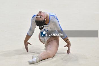 2024-07-05 - Manila Esposito (Fiamme Oro) - during the competition with Women's Floor Exercise - CAMPIONATI NAZIONALI ASSOLUTI GINNASTICA ARTISTICA - GYMNASTICS - OTHER SPORTS