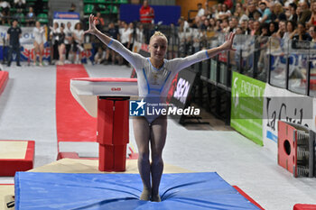 2024-07-05 - Martina Maggio (Fiamme Oro) - during the competition with Women's Vault - CAMPIONATI NAZIONALI ASSOLUTI GINNASTICA ARTISTICA - GYMNASTICS - OTHER SPORTS