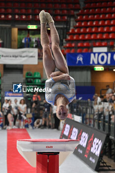 2024-07-05 - Martina Maggio (Fiamme Oro) - during the competition with Women's Vault - CAMPIONATI NAZIONALI ASSOLUTI GINNASTICA ARTISTICA - GYMNASTICS - OTHER SPORTS