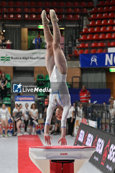 2024-07-05 - Martina Maggio (Fiamme Oro) - during the competition with Women's Vault - CAMPIONATI NAZIONALI ASSOLUTI GINNASTICA ARTISTICA - GYMNASTICS - OTHER SPORTS