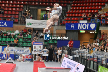 2024-07-05 - Alice D'Amato (Fiamme Oro) - during the competition with Women's Vault - CAMPIONATI NAZIONALI ASSOLUTI GINNASTICA ARTISTICA - GYMNASTICS - OTHER SPORTS