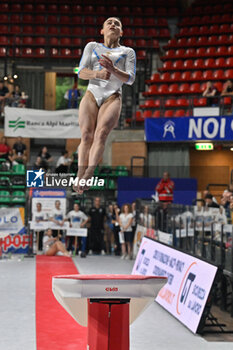 2024-07-05 - Alice D'Amato (Fiamme Oro) - during the competition with Women's Vault - CAMPIONATI NAZIONALI ASSOLUTI GINNASTICA ARTISTICA - GYMNASTICS - OTHER SPORTS