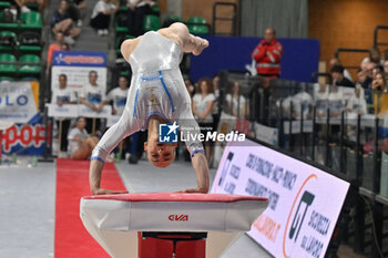 2024-07-05 - Alice D'Amato (Fiamme Oro) - during the competition with Women's Vault - CAMPIONATI NAZIONALI ASSOLUTI GINNASTICA ARTISTICA - GYMNASTICS - OTHER SPORTS