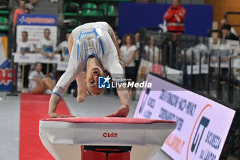 2024-07-05 - Alice D'Amato (Fiamme Oro) - during the competition with Women's Vault - CAMPIONATI NAZIONALI ASSOLUTI GINNASTICA ARTISTICA - GYMNASTICS - OTHER SPORTS