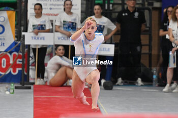 2024-07-05 - Alice D'Amato (Fiamme Oro) - during the competition with Women's Vault - CAMPIONATI NAZIONALI ASSOLUTI GINNASTICA ARTISTICA - GYMNASTICS - OTHER SPORTS