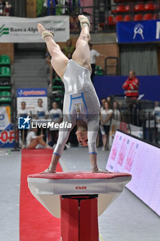 2024-07-05 - Elisa Iorio (Fiamme Oro) - during the competition with Women's Vault - CAMPIONATI NAZIONALI ASSOLUTI GINNASTICA ARTISTICA - GYMNASTICS - OTHER SPORTS