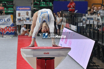 2024-07-05 - Elisa Iorio (Fiamme Oro) - during the competition with Women's Vault - CAMPIONATI NAZIONALI ASSOLUTI GINNASTICA ARTISTICA - GYMNASTICS - OTHER SPORTS