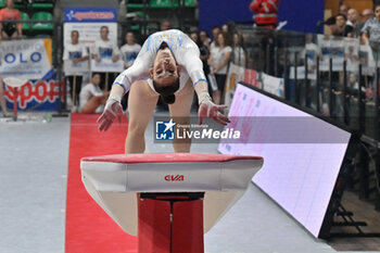 2024-07-05 - Elisa Iorio (Fiamme Oro) - during the competition with Women's Vault - CAMPIONATI NAZIONALI ASSOLUTI GINNASTICA ARTISTICA - GYMNASTICS - OTHER SPORTS