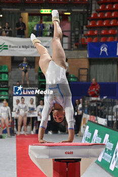 2024-07-05 - Manila Esposito (Fiamme Oro) - during the competition with Women's Vault - CAMPIONATI NAZIONALI ASSOLUTI GINNASTICA ARTISTICA - GYMNASTICS - OTHER SPORTS