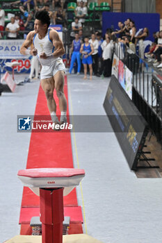 2024-07-06 - Lorenzo Casali (Fiamme Oro)
 - during Men's Vault - CAMPIONATI NAZIONALI ASSOLUTI GINNASTICA ARTISTICA - GYMNASTICS - OTHER SPORTS